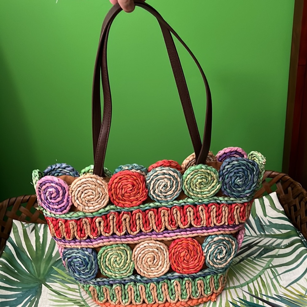 Summer Beach Bag Multi Colored - image 2